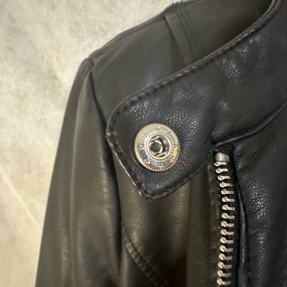 Kenneth Cole Faux Leather Jacket, Size Large - Picture 7 of 10